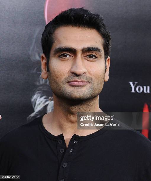 Actor Kumail Nanjiani attends the premiere of "It" at TCL Chinese Theatre on September 5, 2017 in Hollywood, California.