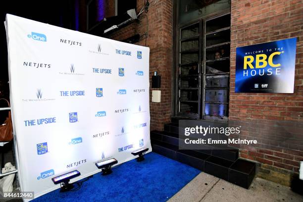 View of the venue during the 'The Upside' cocktail party, hosted by RBC and The Weinstein Company, at RBC House Toronto Film Festival 2017 on...