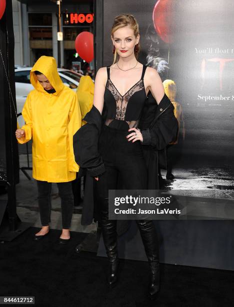 Lydia Hearst attends the premiere of "It" at TCL Chinese Theatre on September 5, 2017 in Hollywood, California.