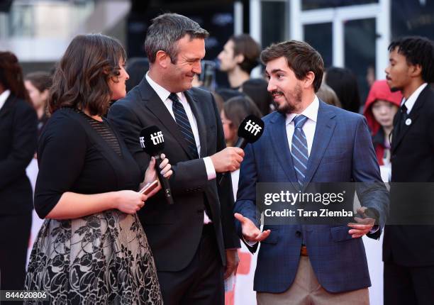 Jeff Bauman attends the 'Stronger' premiere during the 2017 Toronto International Film Festival at Roy Thomson Hall on September 8, 2017 in Toronto,...