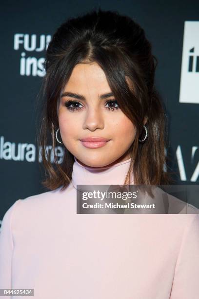 Singer Selena Gomez attends 2017 Harper's Bazaar Icons at The Plaza Hotel on September 8, 2017 in New York City.