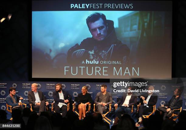 Actors Josh Hutcherson, Ed Begley Jr., Haley Joel Osment, Eliza Coupe and Derek Wilson, showrunner Ben Karlin, executive producer Matt Tolmach and...