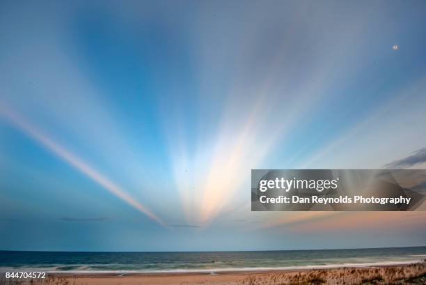 view of beach on island at twilight - angel island stock pictures, royalty-free photos & images