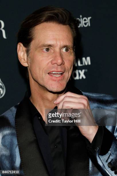 Jim Carrey attends the 2017 Harper ICONS party at The Plaza Hotel on September 8, 2017 in New York City.