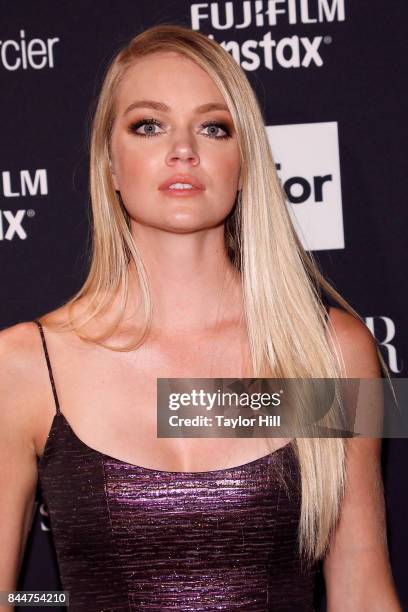 Lindsey Ellingson attends the 2017 Harper ICONS party at The Plaza Hotel on September 8, 2017 in New York City.