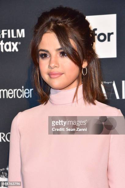 Selena Gomez attends 2017 Harper's Bazaar Icons at The Plaza Hotel on September 8, 2017 in New York City.