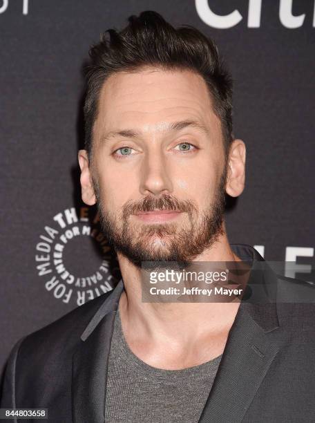 Actor Derek Wilson attends The Paley Center for Media's 11th Annual PaleyFest fall TV previews Los Angeles for Hulu's The Mindy Project at The Paley...