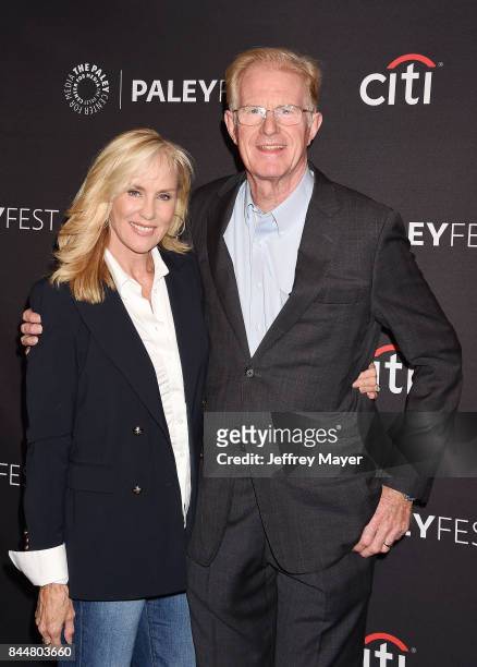 Actor Ed Begley Jr. And wife Rachelle Carson attend The Paley Center for Media's 11th Annual PaleyFest fall TV previews Los Angeles for Hulu's The...