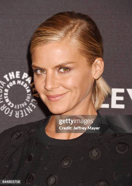 Actress Eliza Coupe attends The Paley Center for Media's 11th Annual PaleyFest fall TV previews Los Angeles for Hulu's The Mindy Project at The Paley...