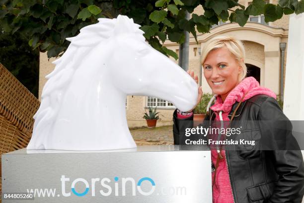 Kamilla Senjo attends the Till Demtroeders Charity-Event 'Usedom Cross Country' at Schloss Stolpe on September 9, 2017 near Heringsdorf at Usedom,...