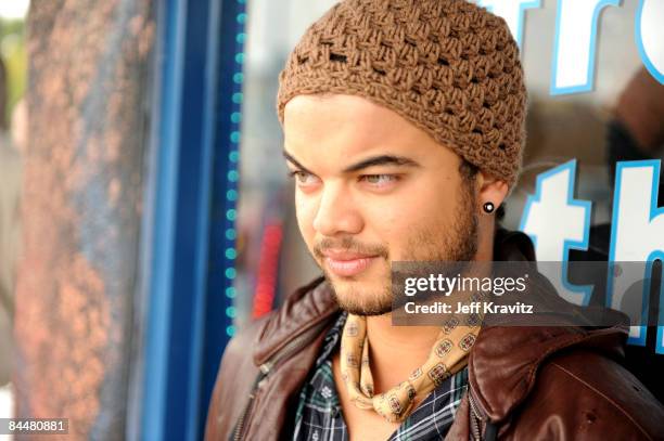 Guy Sebastian poses for portrait at Baby Blues BBQ on January 23, 2009 in Venice, California.
