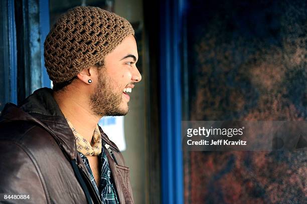 Guy Sebastian poses for portrait at Baby Blues BBQ on January 23, 2009 in Venice, California.