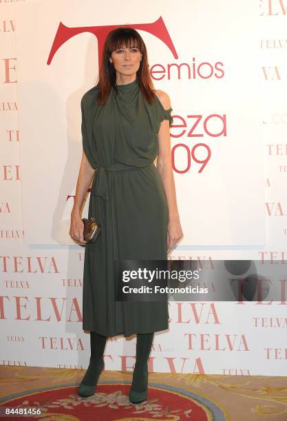 Lucia Ria-o attends Telva Beauty Awards at the Ritz Hotel on January 26, 2009 in Madrid, Spain.