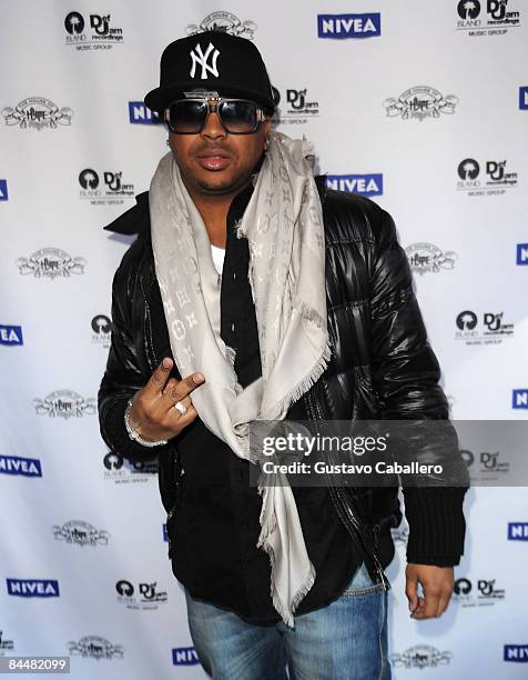 Def Jam Recording artist The-Dream at the Island Def House of Hype Hospitality Suite on January 16, 2009 in Park City, Utah.