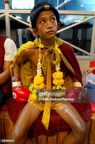 muay thai boxing in thailand - lightweight weight class stock pictures, royalty-free photos & images