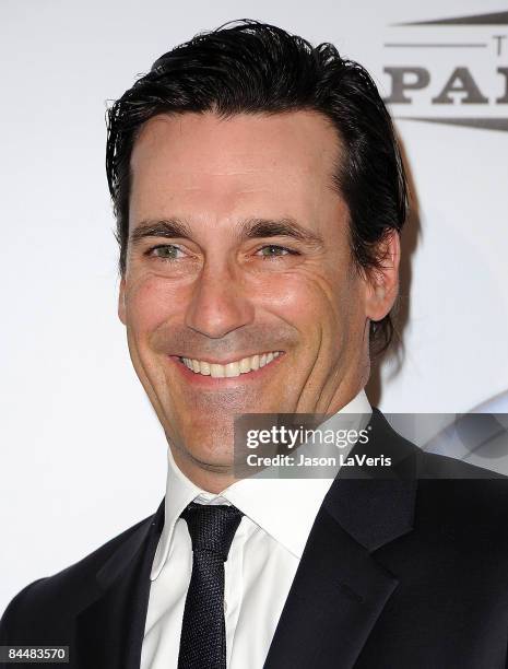 Actor Jon Hamm attends the 20th annual Producers Guild Awards at the Hollywood Palladium on January 24, 2009 in Hollywood, California.