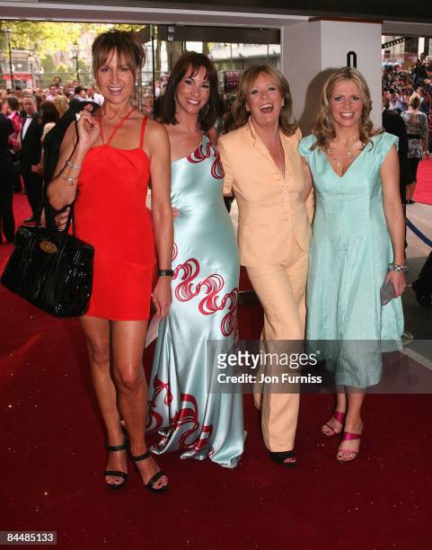 Presenters from 'Loose Women' Carol McGriffin, Andrea McLean, Sherrie Hewson and Jackie Brambles attend the Sex And The City world premiere held at...
