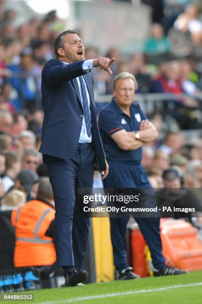 Fulham's Head Coach Slavisa Jokanovic during the Sky Bet Championship match at Craven Cottage, London.