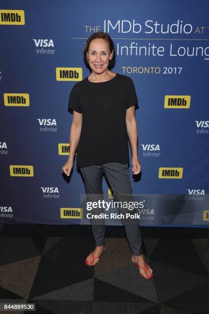 Actress Laurie Metcalf of 'Lady Bird' attends The IMDb Studio Hosted By The Visa Infinite Lounge at The 2017 Toronto International Film Festival at...