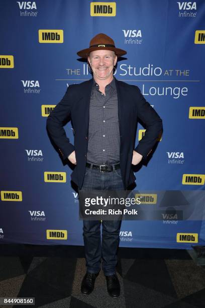 Documentary Filmmaker Morgan Spurlock of 'Super Size Me 2: Holy Chicken!' attends The IMDb Studio Hosted By The Visa Infinite Lounge at The 2017...