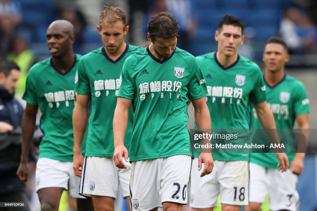 Brighton and Hove Albion v West Bromwich Albion - Premier League