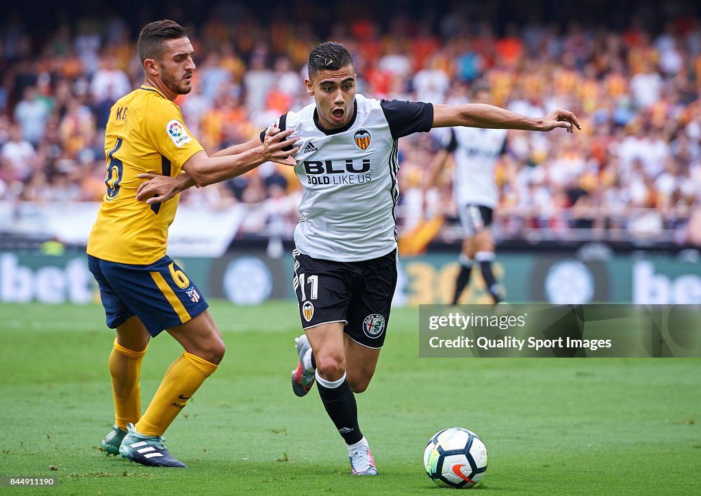 Valencia v Atletico Madrid - La Liga