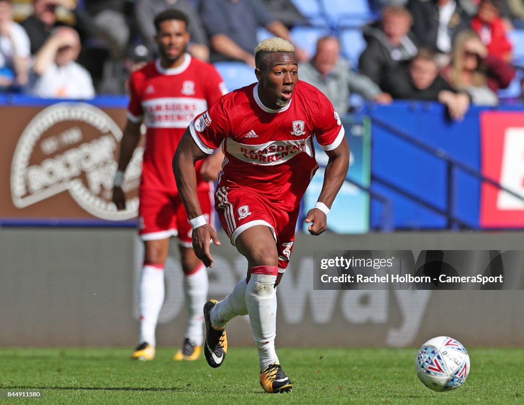 Bolton Wanderers v Middlesbrough - Sky Bet Championship