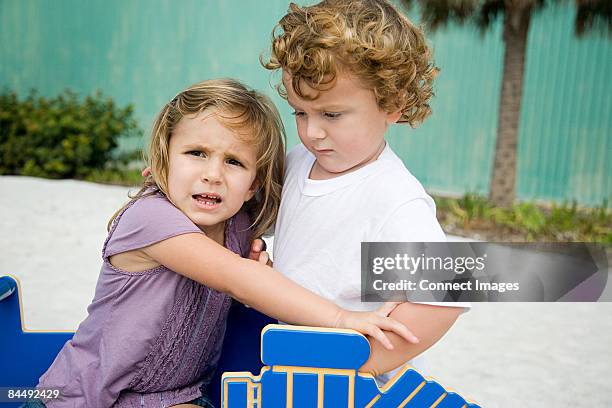 sister and brother fighting - sibling argument stock pictures, royalty-free photos & images