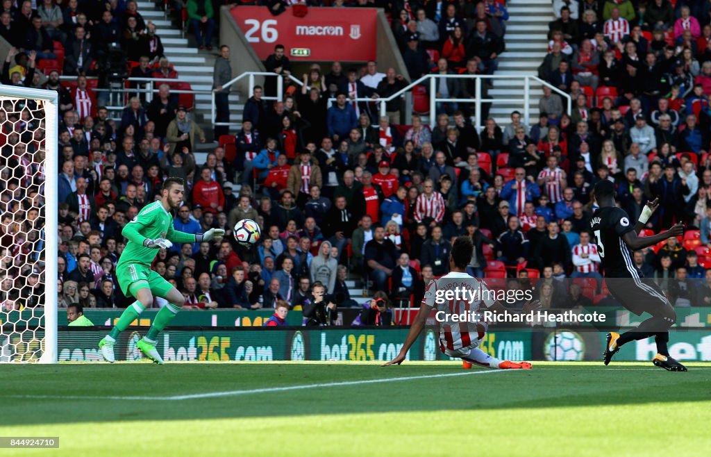 Stoke City v Manchester United - Premier League