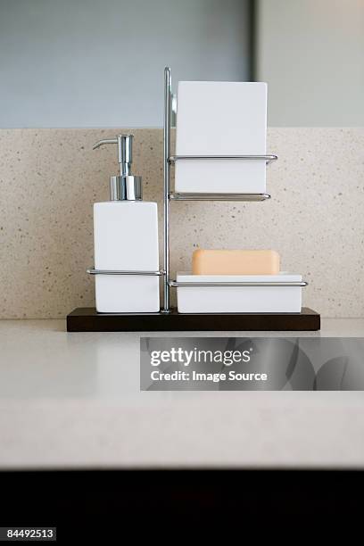 bathroom accessories - soap dish stock pictures, royalty-free photos & images