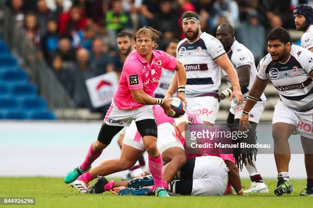 Charl McLeod of Stade Francais during the Top 14 match between Bordeaux Begles and Stade Francais on September 9, 2017 in Bordeaux, France.