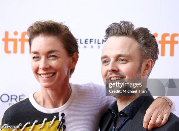 Julianne Nicholson and Matthew Newton arrive to the "Who We Are Now" premiere - 2017 TIFF - Premieres, Photo Calls and Press Conferences held on...