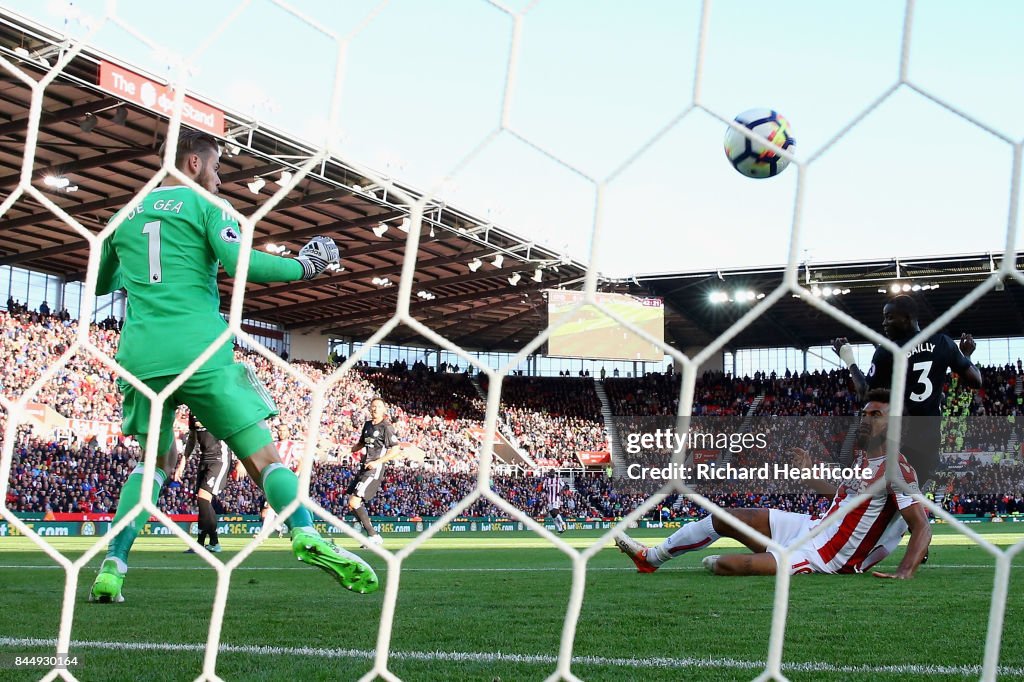 Stoke City v Manchester United - Premier League