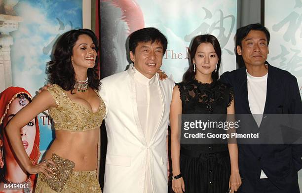 Mallika Sherawat, Jackie Chan, Kim Hee-Seon and Tony Leung Ka-fai Ka Fai