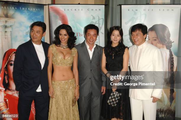Tony Leung Ka-fai Ka Fai, Mallika Sherawat, Stanley Tong, Kim Hee-Seon and Jackie Chan