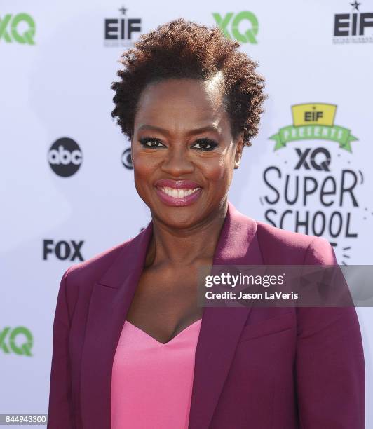 Actress Viola Davis attends XQ Super School Live at The Barker Hanger on September 8, 2017 in Santa Monica, California.