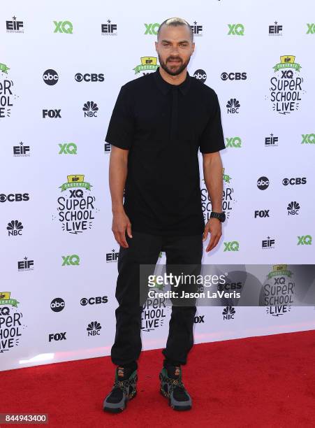 Actor Jesse Williams attends XQ Super School Live at The Barker Hanger on September 8, 2017 in Santa Monica, California.