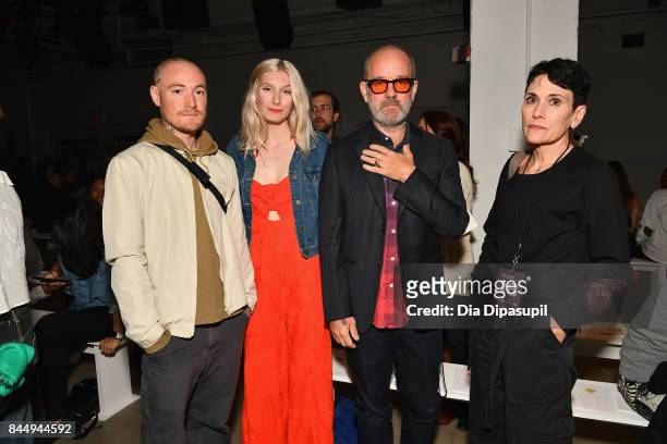 Recording artist Michael Stipe and guests attend the Creatures of the Wind fashion show during New York Fashion Week: The Shows at Gallery 2,...