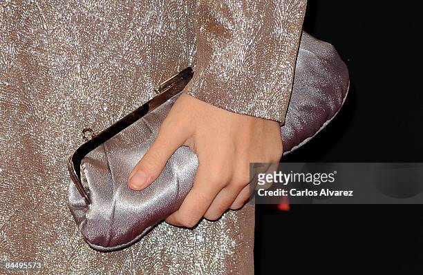 Spanish actress Elena Furiase attends "Valkyrie" Madrid Premiere at the Teatro Real on January 27, 2009 in Madrid, Spain.