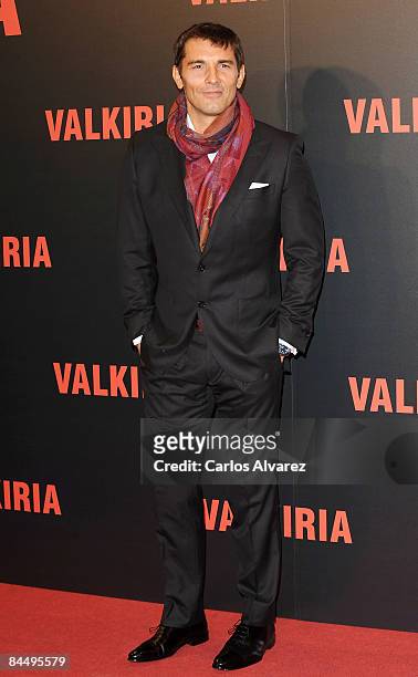 Jesus Vazquez attends "Valkyrie" Madrid Premiere at the Teatro Real on January 27, 2009 in Madrid, Spain.