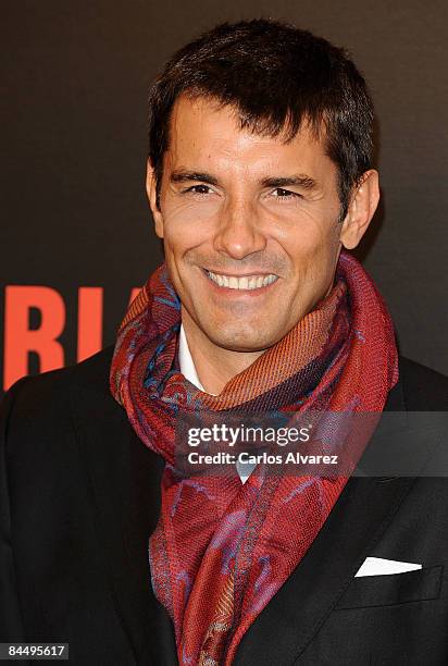 Jesus Vazquez attends "Valkyrie" Madrid Premiere at the Teatro Real on January 27, 2009 in Madrid, Spain.