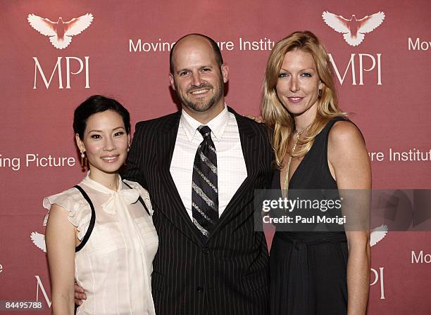 Lucy Liu, Colin Gray and Megan Raney Aarons