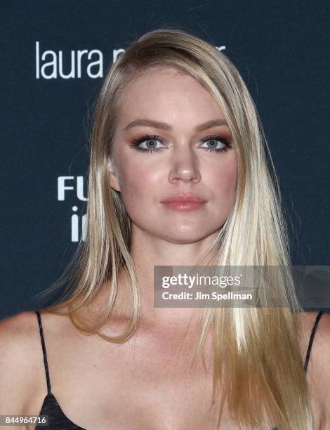 Model Lindsay Ellingson attends the 2017 Harper's Bazaar Icons at The Plaza Hotel on September 8, 2017 in New York City.