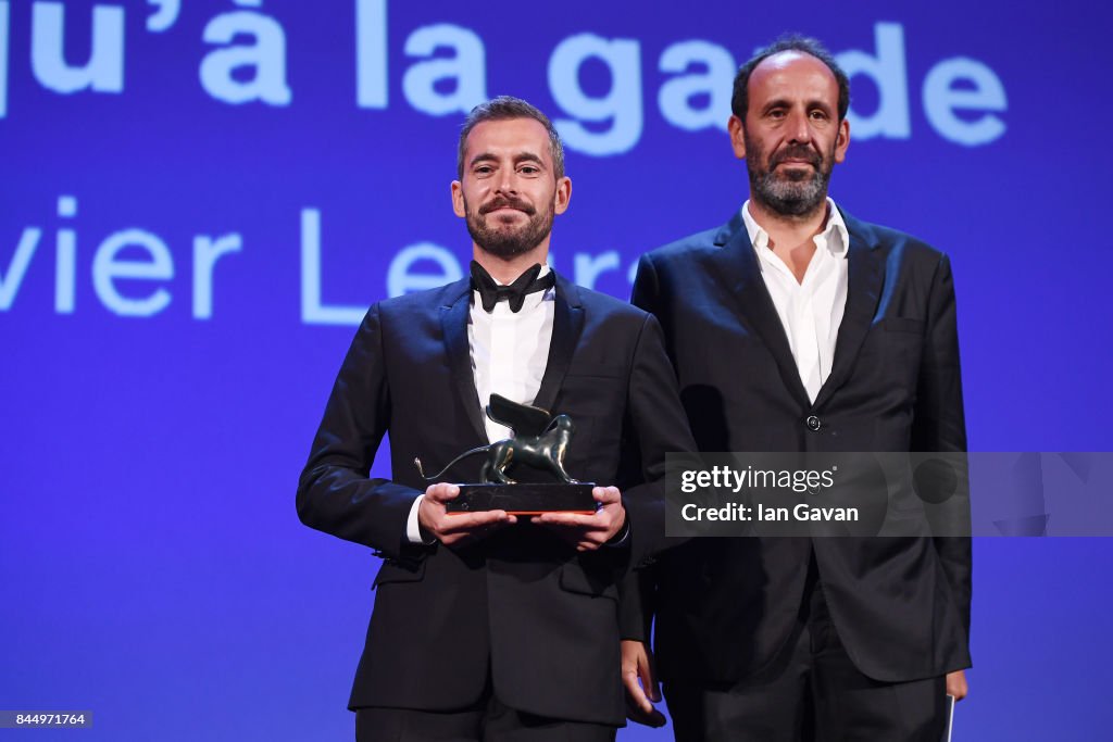 Award Ceremony - 74th Venice Film Festival