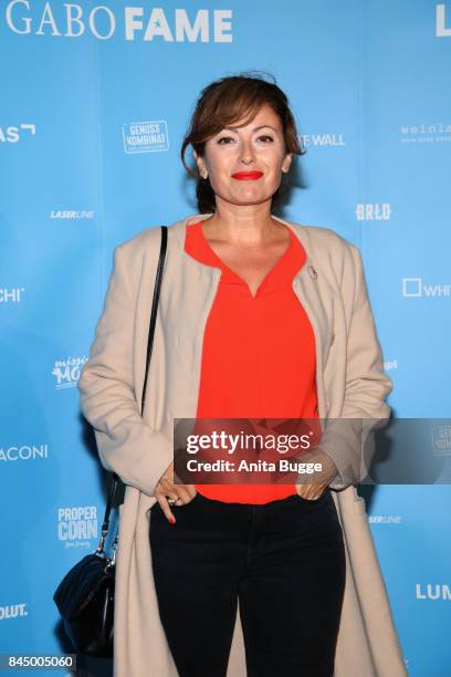 Carolina Vera Squella attends the opening of the exhibition 'Gabo: Fame' at Humbold-Box on September 9, 2017 in Berlin, Germany.