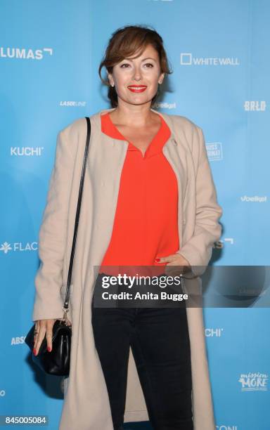 Carolina Vera Squella attends the opening of the exhibition 'Gabo: Fame' at Humbold-Box on September 9, 2017 in Berlin, Germany.