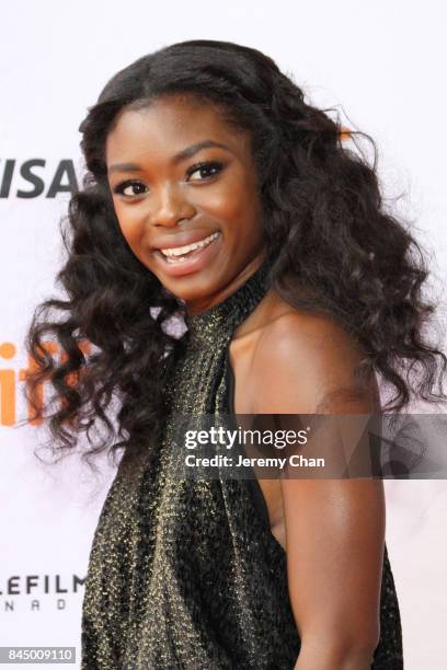 Ebonee Noel attends the "I Love You Daddy" premiere during the 2017 Toronto International Film Festival at Ryerson Theatre on September 9, 2017 in...