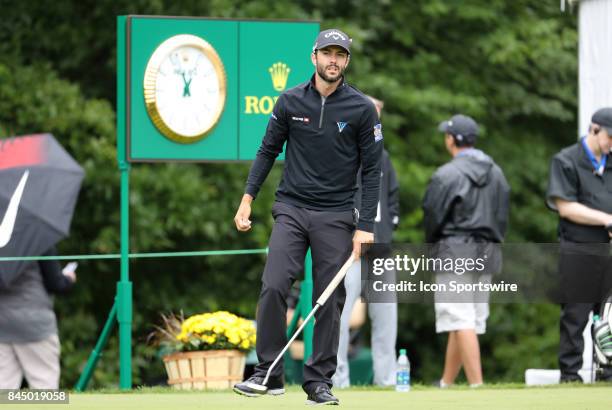 Kyle Stanley, of the United States, during the third round of the Dell Technologies Championship on September 3 at TPC Boston in Norton,...