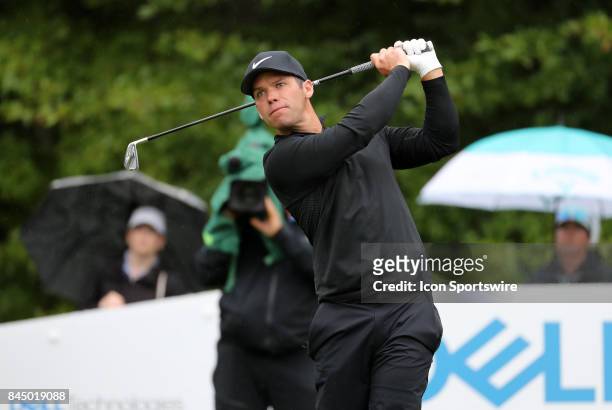 Paul Casey, of England, during the third round of the Dell Technologies Championship on September 3 at TPC Boston in Norton, Massachusetts.