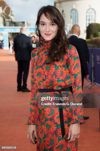 Anais Demoustier arrives at the closing ceremony of the 43rd Deauville American Film Festival on September 9, 2017 in Deauville, France.